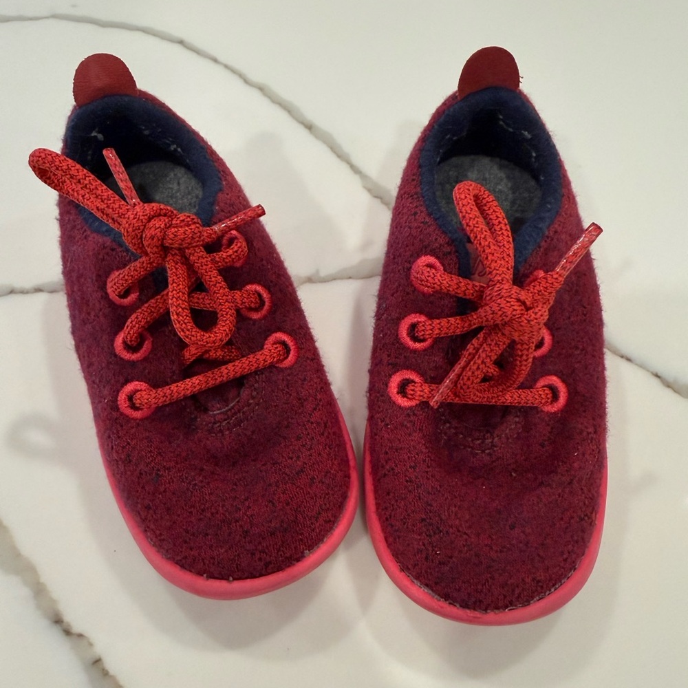 Allbirds Kids' Sneakers in Deep Red
